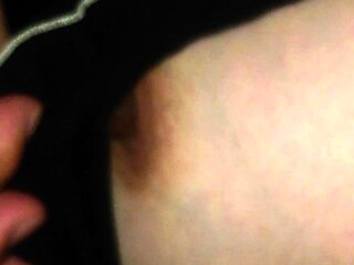 Nipples of a sleeping Japanese girl