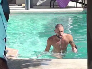 Devin Trez and are banging poolside in a hot video