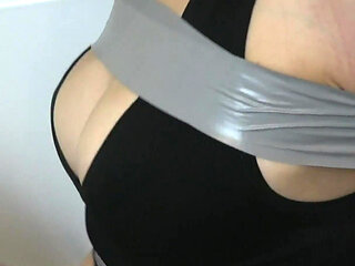 Lilly in: She Got Taped up, Tape Wrap Gagged and Questioned!