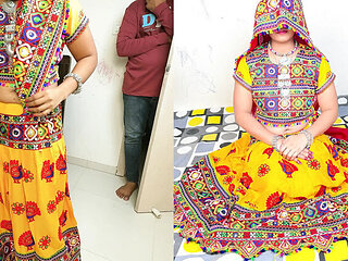 Sexy Komal Garba Dance to Desi Doggystyle Fuck - Big Tits Indian Teen Homemade HD