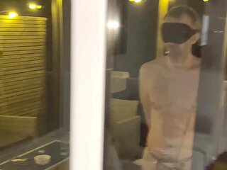 Chained Rod up Outside Naked