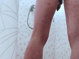 A Twink Shows off His Body in the Bathroom