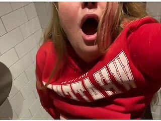 I Film Myself While I Masturbating In Public Bathroom