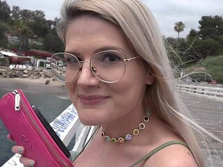 Riley Rose, the girl next door, in a steamy pov foot fetish scene