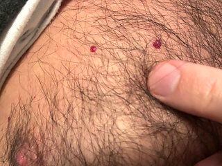 Earl Smile - Hairy Upper Body Showcase in the Bedroom