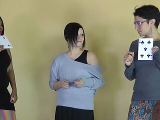 Clothes come off in a tantalizingly Strip High Card game