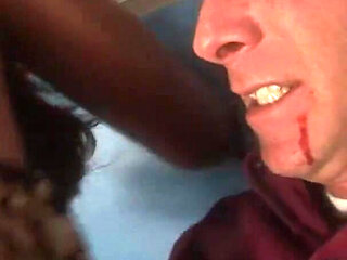 Beautiful brunette gets cum all over her big ass