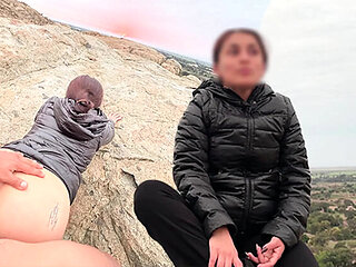 My Best Friend's Girlfriend Cheats on Him With Me - Brutal Doggy Style Sex on Mountain Walk