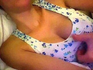 Big boobs milf masturbates with her dildo