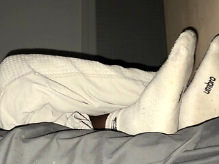 White Socks in Bed