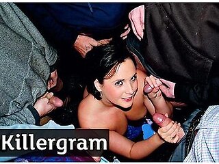 Busty Milf Sarah Jane Sucks Hard Cocks Outdoors And Gets Her Tits Soaked In Cum