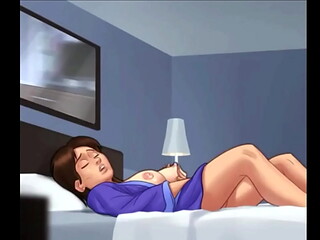 When Debbie Masturbate then Step Son Catch Fuck Big Cock Summertime Saga
