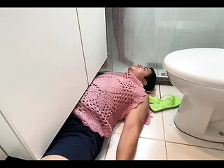 KiffaFeet Dominates Foot Slave After Shower - Trampling & Worship in HD