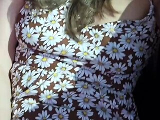 Flashing my bare streamers, public fingering my tramp in