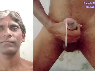 Rajesh Playboy 993 Masturbating Big Cock and Cumming in the Bathroom. Striptease Spanking Bubble Butt