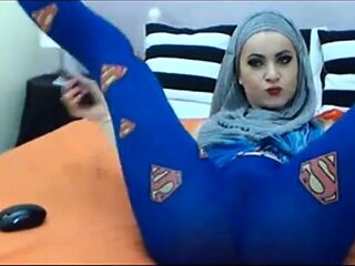 Superman Spandex Leggings - Turkish Webcam Show