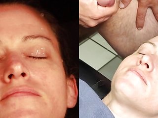 Dirty Dees newest amateur homemade double facial cumshot