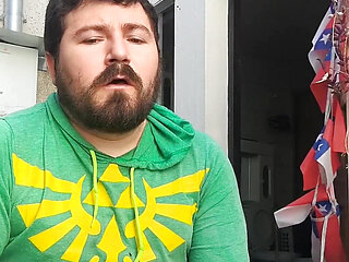 Jerking off Outside