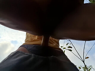 Outdoor Sex with a Busty, Curvy Stepmother on a Lonely Road