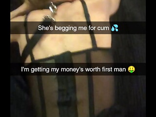 Real Cheating Milf Wife Fucked And Cucked To pay Husband'_s Debt On Snapchat -Richelle Rose