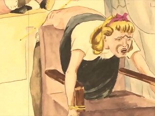 vintage erotic drawing