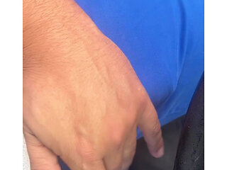 Compilation video of a big Johnson bulge while driving