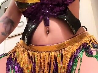 Big boobs milf masturbates with her dildo