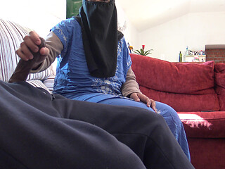Unfaithful Turkish Muslim Wife Could Not Oppose His Massive Big Black Dick