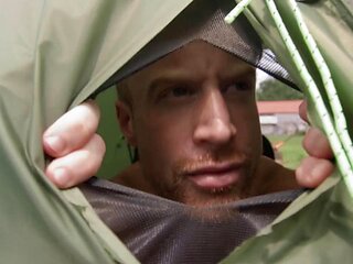 Camping trip gets intimate for a pair of horny gay lovers