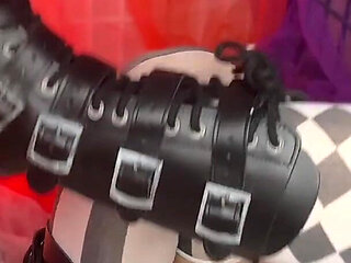 POV Stupid Slave Has to Lick Mad Hatter's Shoes with Saliva