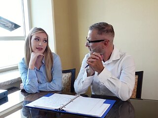 Blonde babe Daisy lavishes in a steamy coupling with her hunk