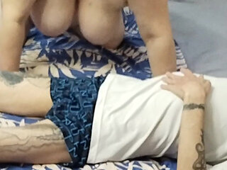 cumming from mother-in-law's blowjob