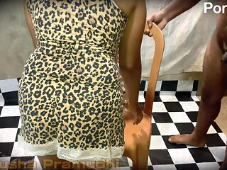 Cheating Wife Call Her Ex and Small Cock Husband Split Wife's Asshole