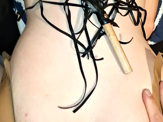 Anal My Partner with Tape to get it wide Open Must see