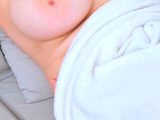 Morning Wake-up: Hubby's Tongue on My Pussy & Edge-of-sofa Fuck Frenzy