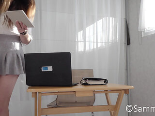 Flashing Receptionist