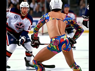 TRANS in SPORTS vol 3. GOLF, HOCKEY, AND SKIING - Hot AI generated Guys Athletes Playing Hard in Sexy Crossdress Clothes