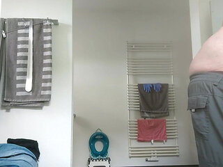 Naked and Playing Close up