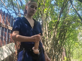 Anastasia Mistress outdoor fuck strapon anal