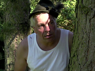 Outdoor fuck for sexy blonde teen