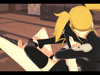 Kikoru's Wild Ride: Mina Ashiro's Futanari Footjob and Fuck in Kaiju N8 Hentai - Asian Japanese Manga Anime Hentai 3D Porn