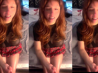 Sensual College Girl Hard with Older Man