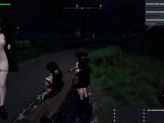 A walk in the park led to an act of exhibitionism. The girl was delighted by the stares of strangers.