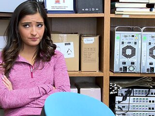 White Chad & curvy Em, naughty deeds in an officiaaaaah