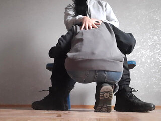 My Married Neighbor Licks My Pussy in Her Uninhabited Apartment so That Her Husband Doesn't Find Out About It