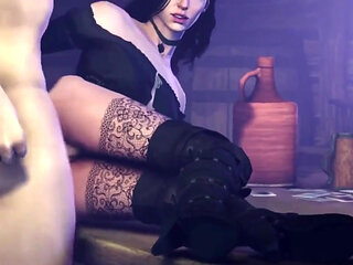 Yennefer Sexy Gangbang Orgy