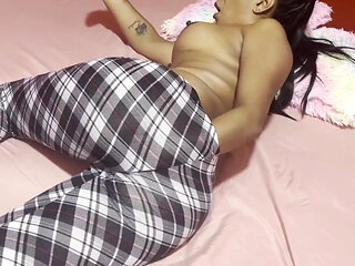 I was watching porn while my stepson was, he woke up and started on me.