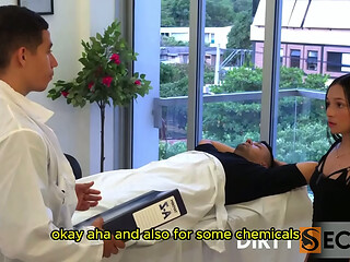 I FUCK MY PATIENT'_S WIFE WHILE HE GOES TO THE BATHROOM.