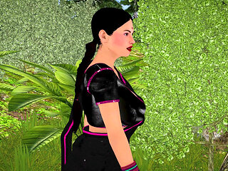 Devar Catches Indian Desi Bhabhi Fucking Her Boyfriend in the Jungle Then She Satisfies Both of Them