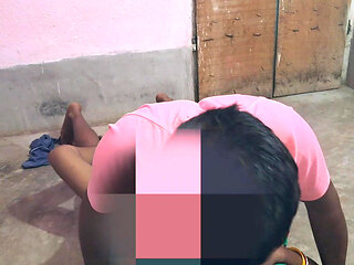 Hindi Medium Aunty with Out of Pofhomens Good Work Today Night